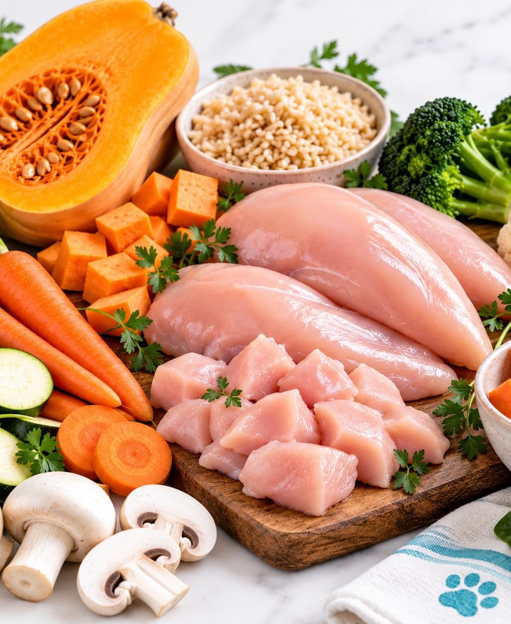 Chicken recipe — Paw-a-licious homemade dog food