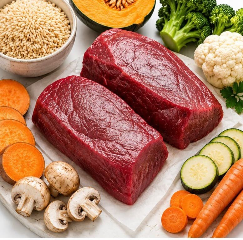 Kangaroo recipe — Paw-a-licious homemade dog food